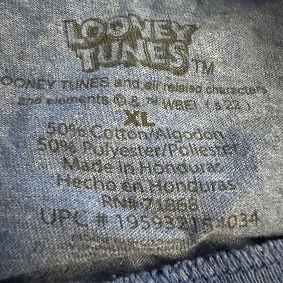 Looney Tunes Blue Graphic T-Shirt - Picture 3 of 4
